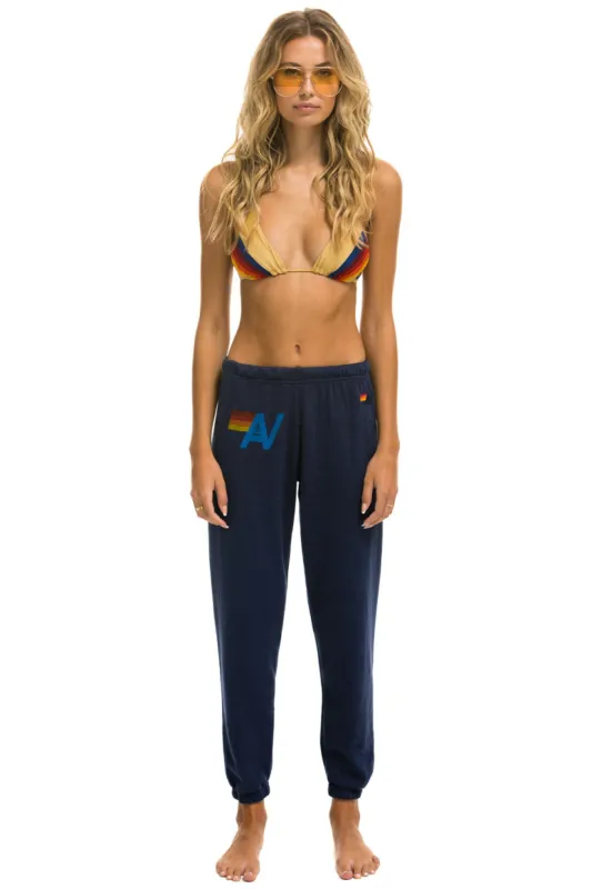 LOGO SWEATPANTS - NAVY sold by Aviator Nation