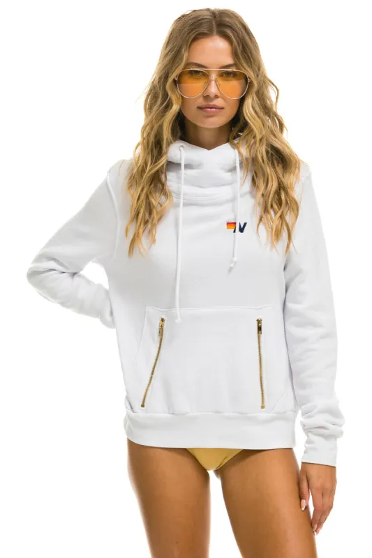 NINJA PULLOVER HOODIE - WHITE sold by Aviator Nation