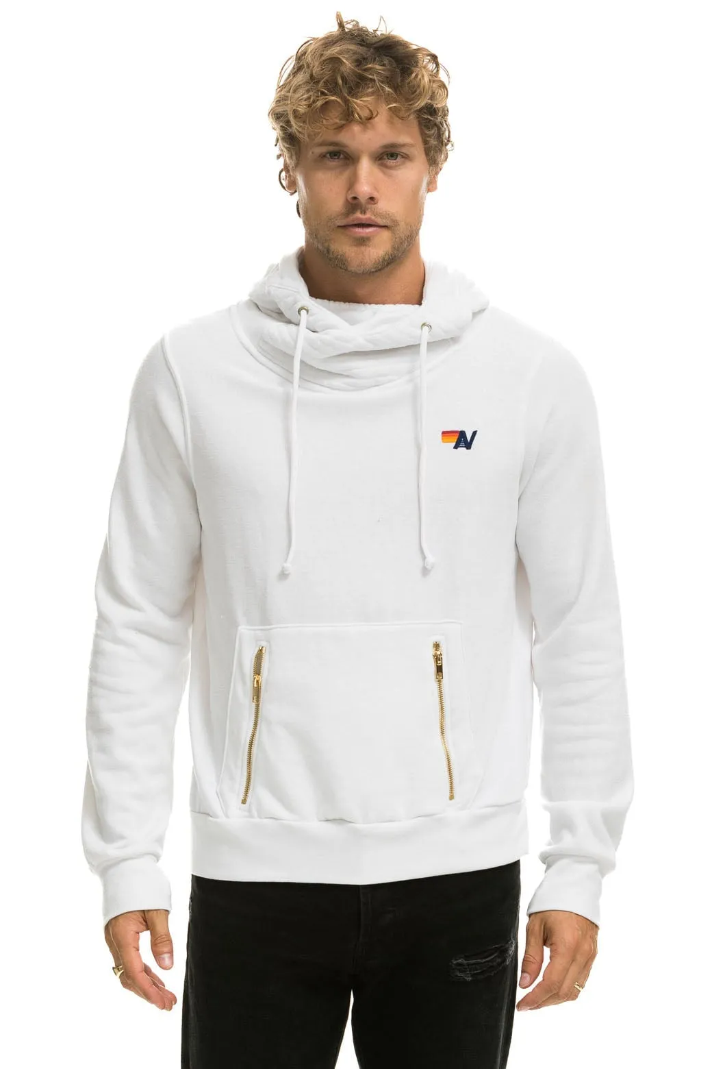 NINJA PULLOVER HOODIE - WHITE sold by Aviator Nation product image thumbnail 4