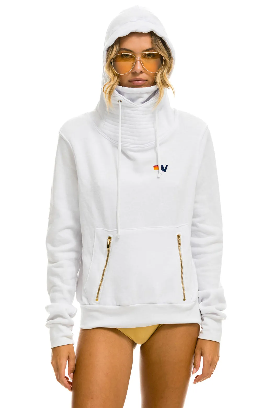 NINJA PULLOVER HOODIE - WHITE sold by Aviator Nation product image thumbnail 3