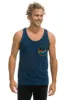 MEN'S AVIATOR NATION TANK - NAVY sold by Aviator Nation