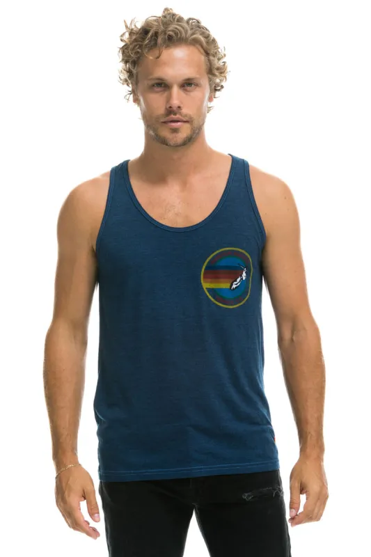 MEN'S AVIATOR NATION TANK - NAVY sold by Aviator Nation