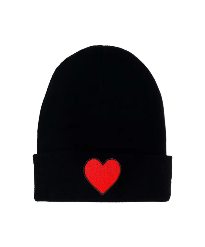 HEART RIB BEANIE sold by Aviator Nation