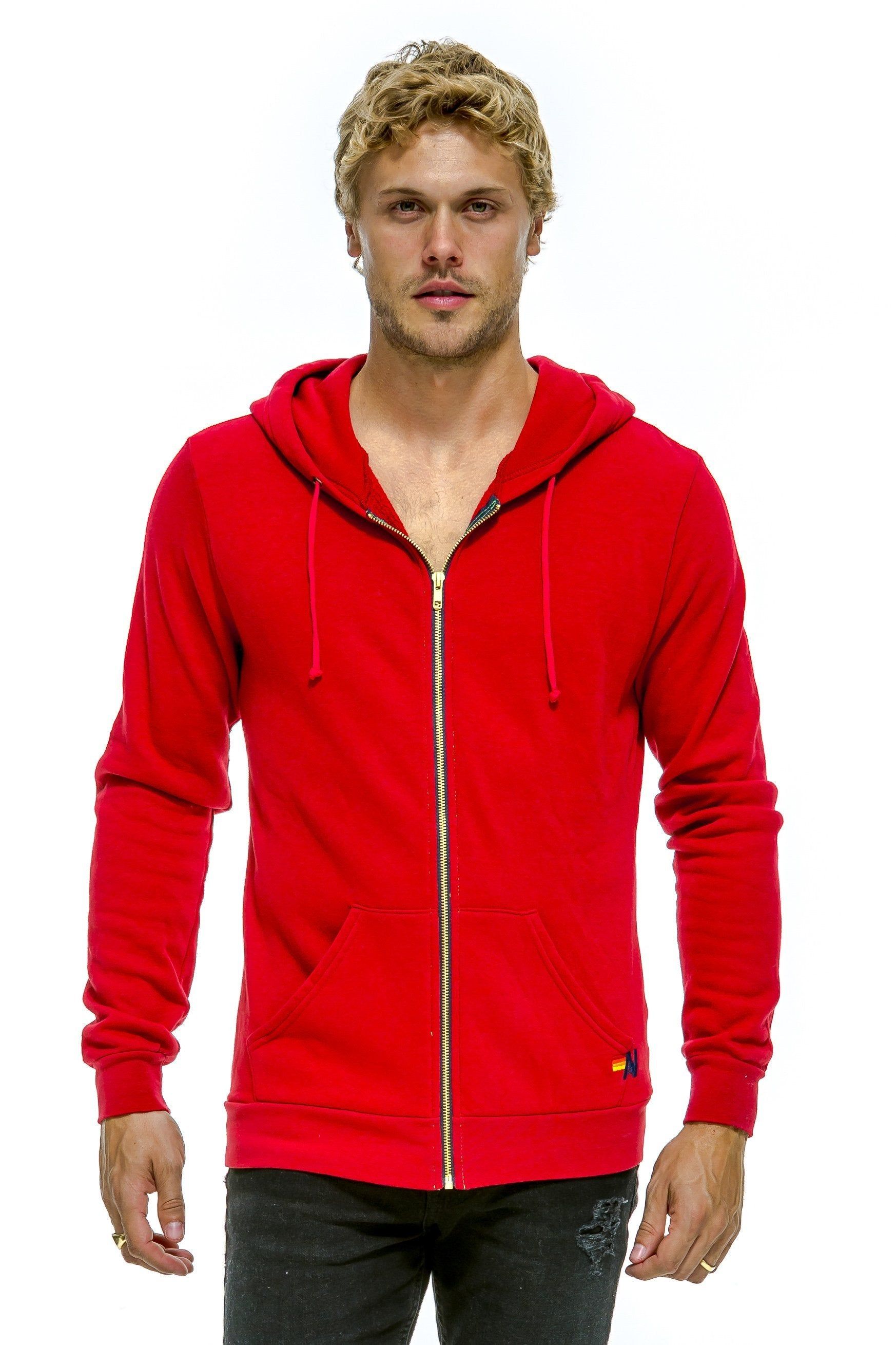 BOLT HOODIE - RED sold by Aviator Nation product image thumbnail 3