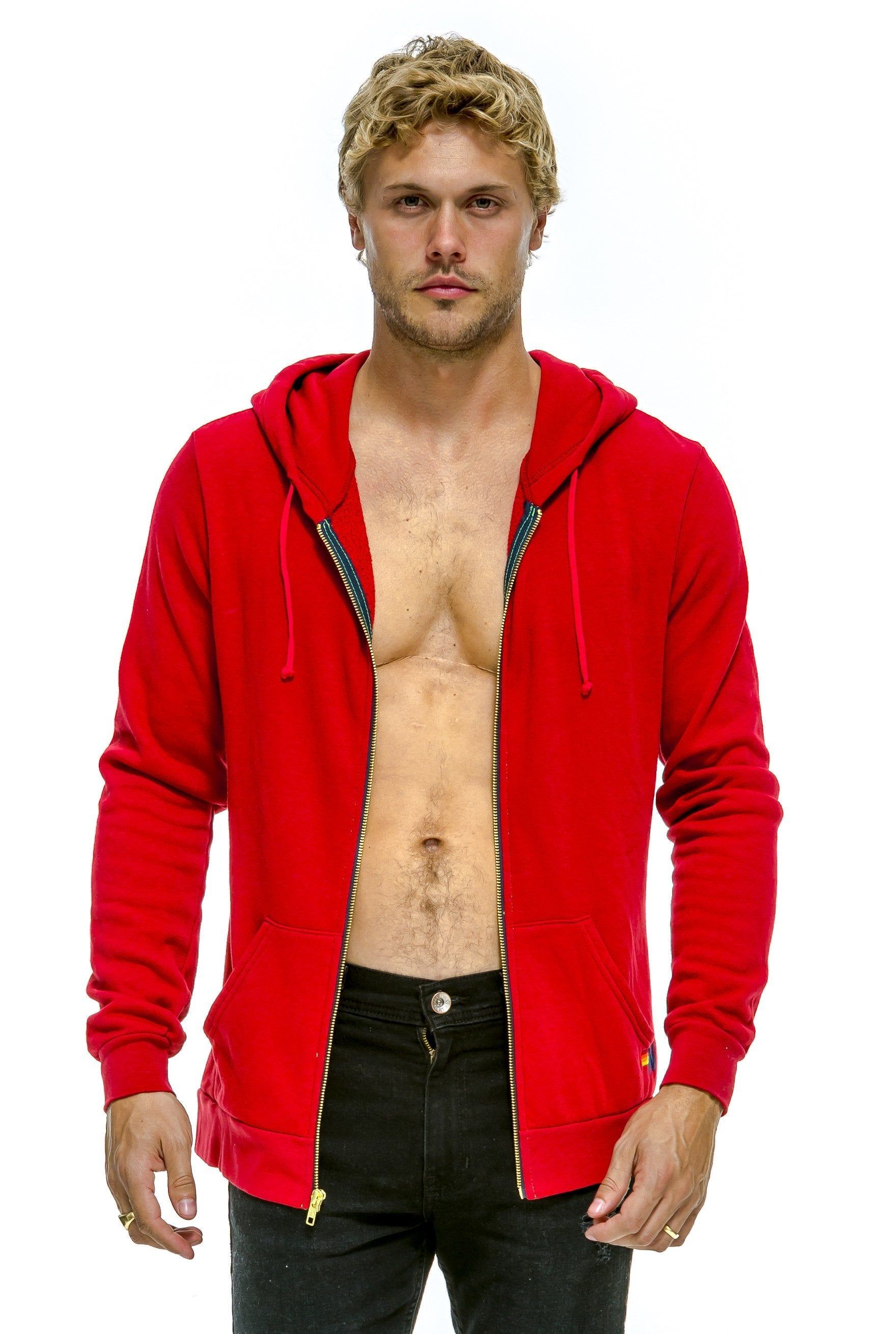 BOLT HOODIE - RED sold by Aviator Nation product image thumbnail 5