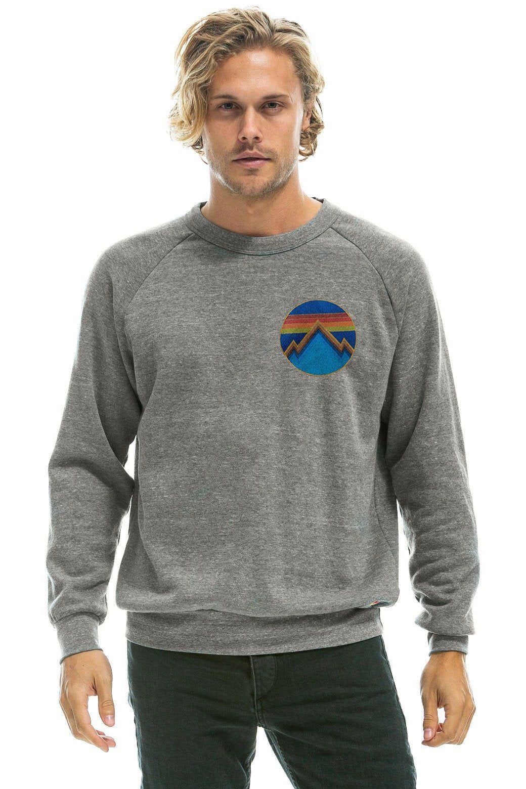 ALL SEASONS CREW SWEATSHIRT - HEATHER GREY sold by Aviator Nation product image thumbnail 2