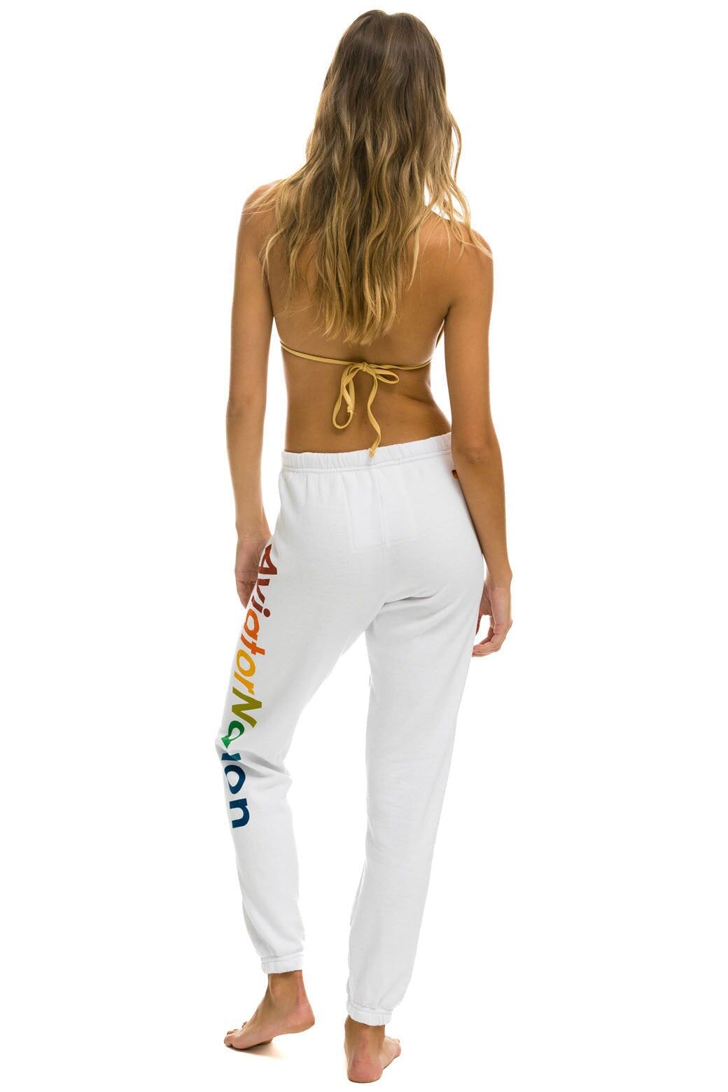 AVIATOR NATION MIAMI - SWEATPANTS WHT sold by Aviator Nation product image thumbnail 3