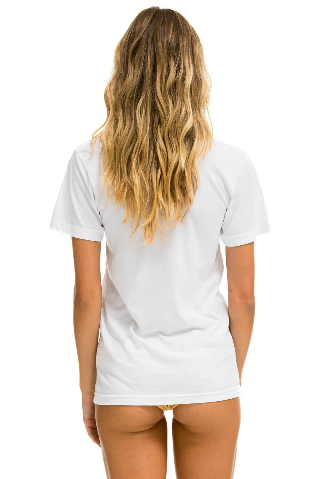 BASIC TEE - WHITE sold by Aviator Nation product image thumbnail 3