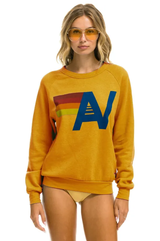 LOGO SWEATSHIRT - GOLD sold by Aviator Nation