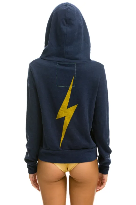 BOLT HOODIE - NAVY sold by Aviator Nation
