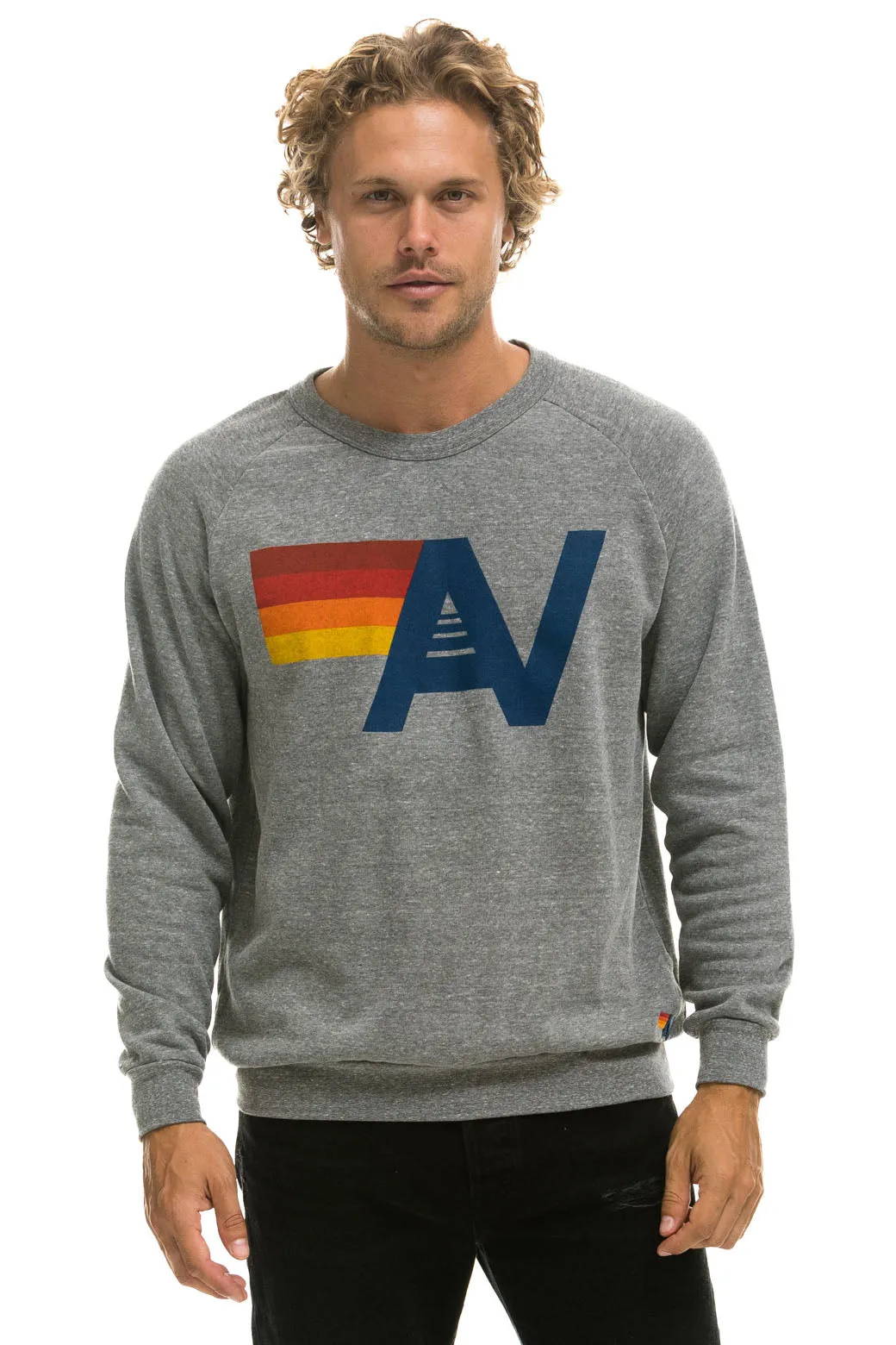 LOGO SWEATSHIRT - HEATHER GREY sold by Aviator Nation product image thumbnail 2