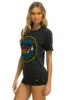 SIGNATURE AUSTIN TEE - CHARCOAL sold by Aviator Nation