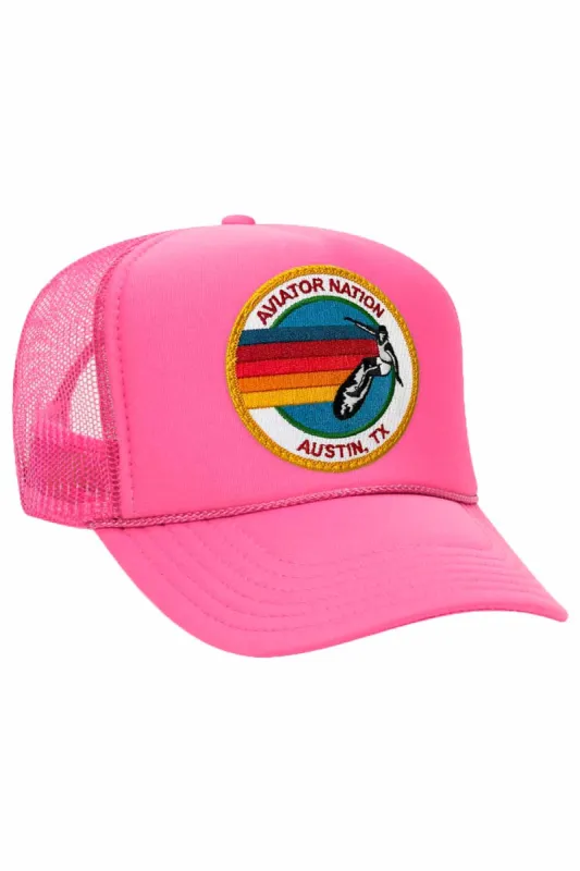 SIGNATURE AUSTIN TRUCKER HAT sold by Aviator Nation