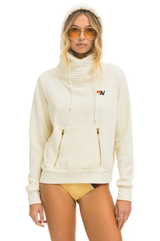 NINJA PULLOVER HOODIE - VINTAGE WHITE sold by Aviator Nation