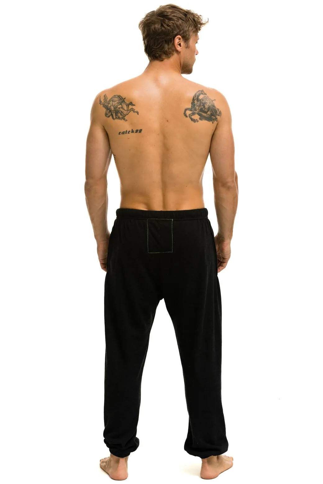 LOGO SWEATPANTS - BLACK sold by Aviator Nation product image thumbnail 4