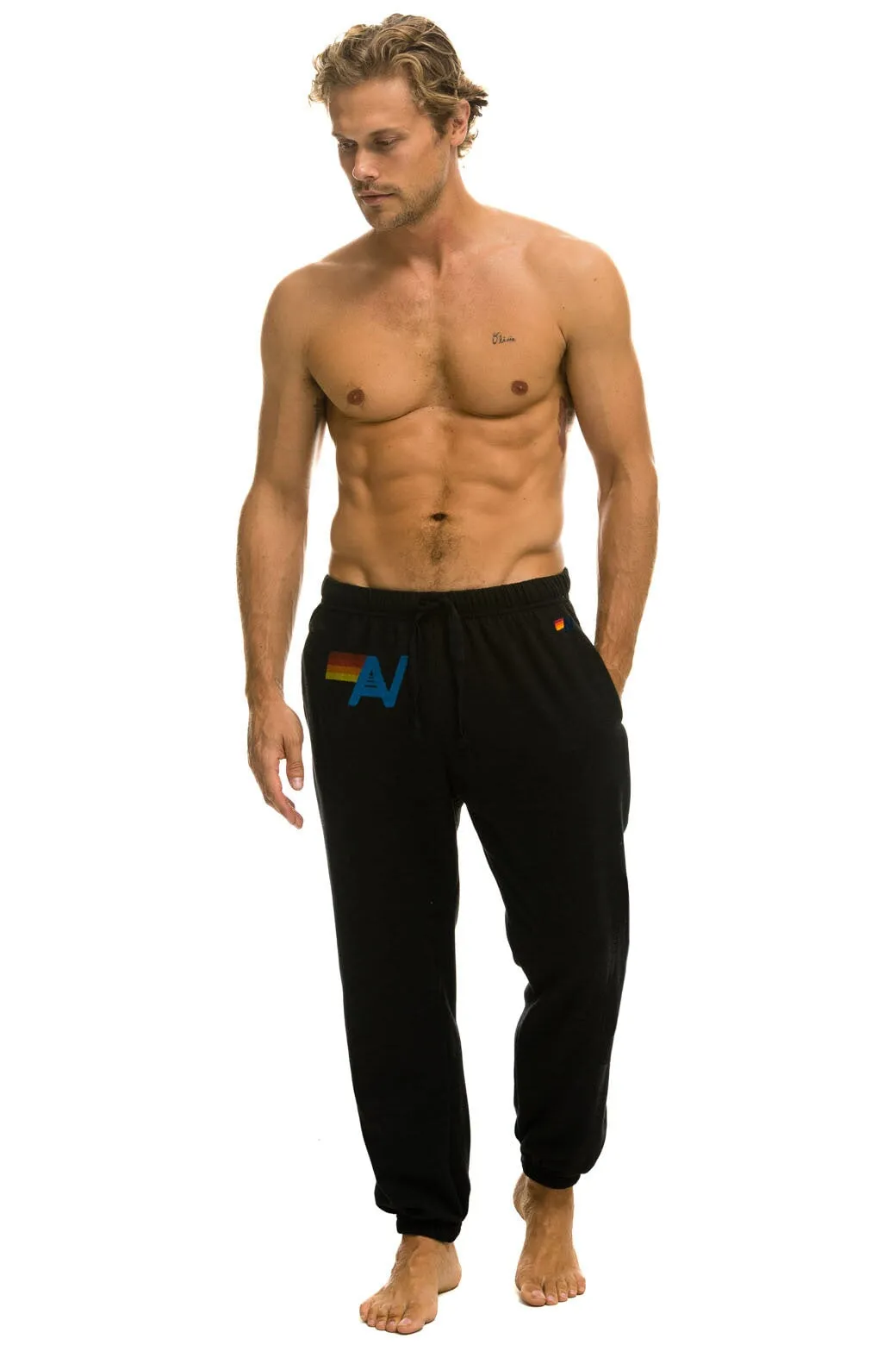 LOGO SWEATPANTS - BLACK sold by Aviator Nation product image thumbnail 2
