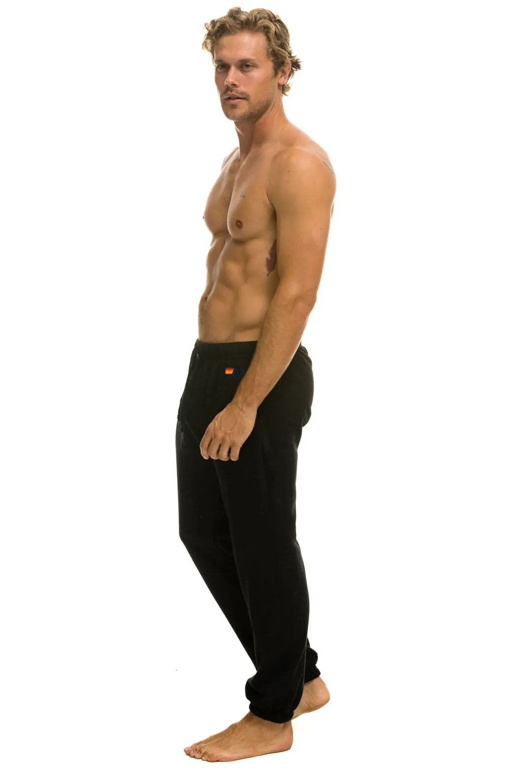 LOGO SWEATPANTS - BLACK sold by Aviator Nation product image thumbnail 3