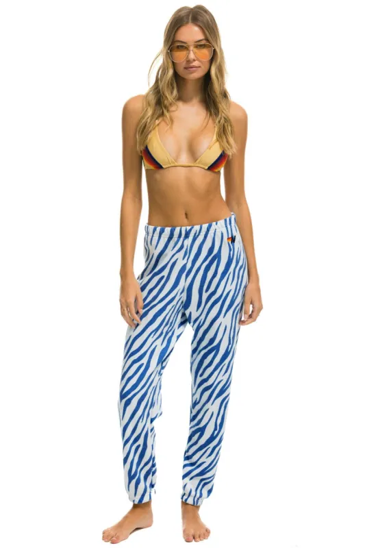 TIGER SWEATPANTS - BLUE TIGER sold by Aviator Nation