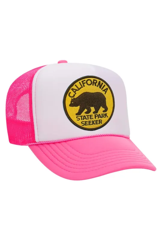 STATE PARK SEEKER VINTAGE TRUCKER HAT sold by Aviator Nation