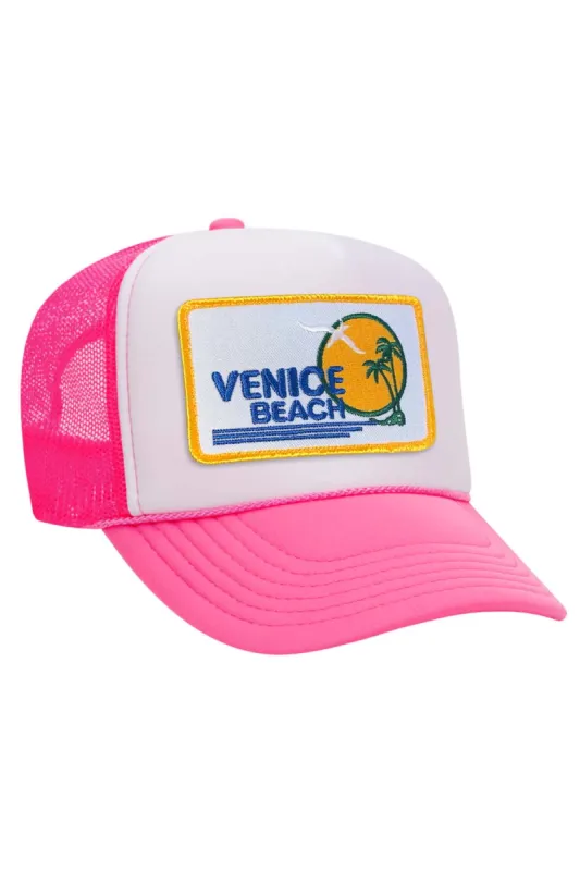 VENICE BEACH VINTAGE TRUCKER HAT sold by Aviator Nation