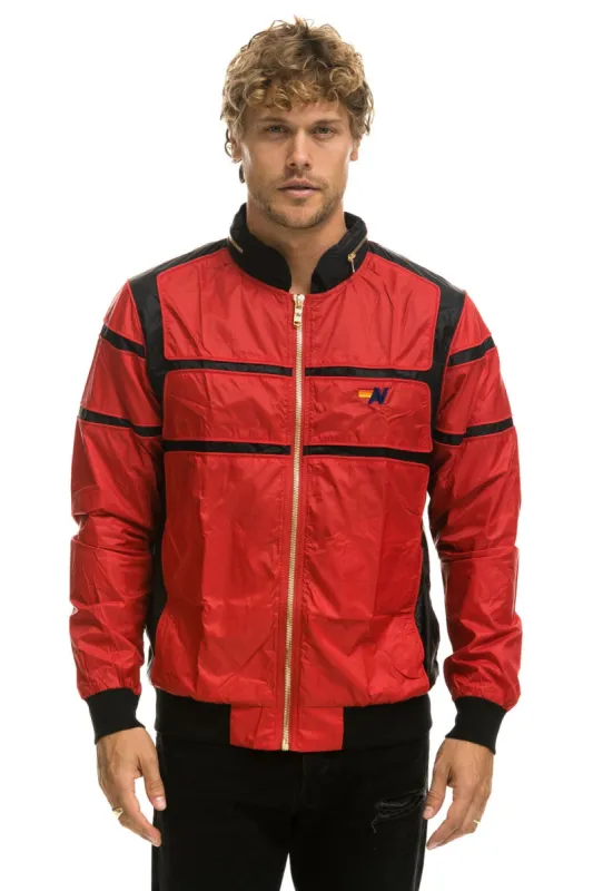 RACER JACKET - CHERRY sold by Aviator Nation