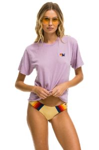 BASIC BOYFRIEND TEE - MAUVE sold by Aviator Nation