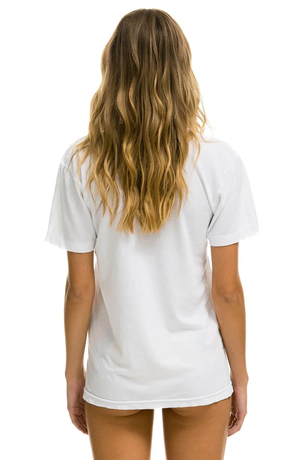 LOCALS ONLY TEE - WHITE sold by Aviator Nation product image thumbnail 3