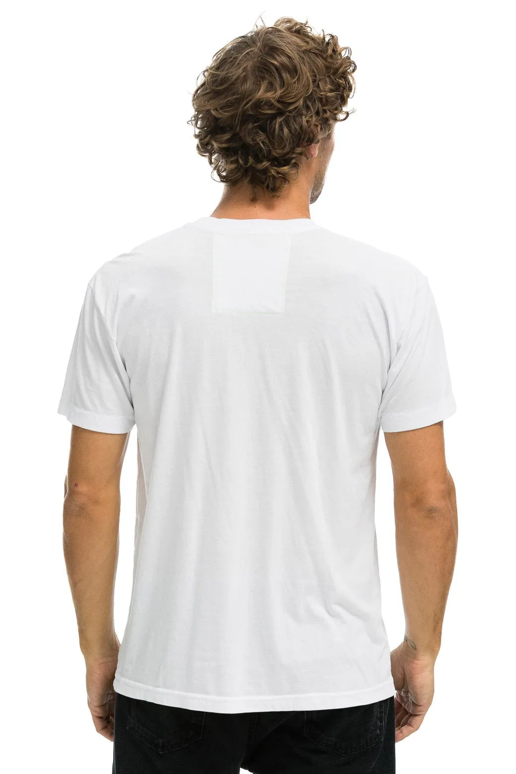 LOCALS ONLY TEE - WHITE sold by Aviator Nation product image thumbnail 4