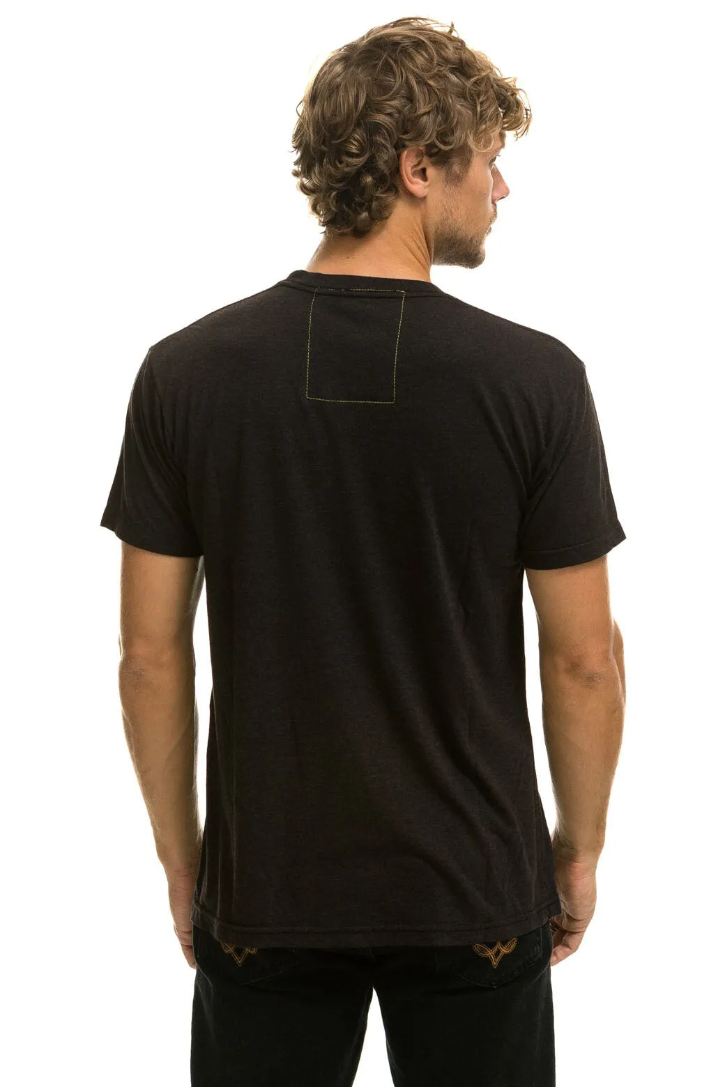 ROCK AND ROLL TEE - BLACK sold by Aviator Nation product image thumbnail 3