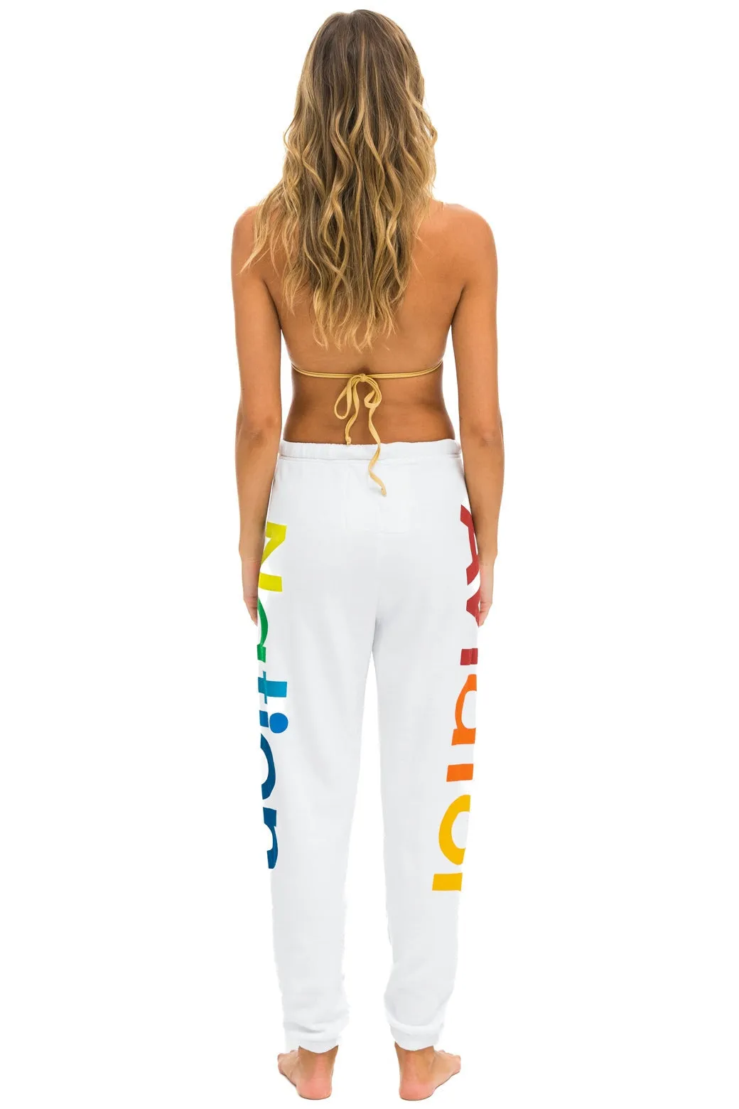 AVIATOR NATION 2 SWEATPANTS - WHITE sold by Aviator Nation product image thumbnail 5
