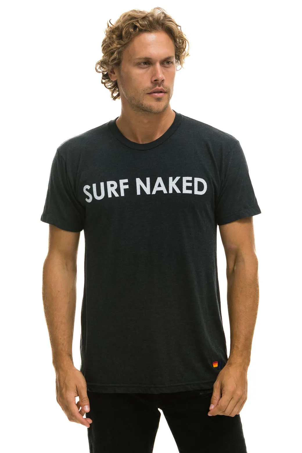 SURF NAKED TEE - CHARCOAL sold by Aviator Nation product image thumbnail 2