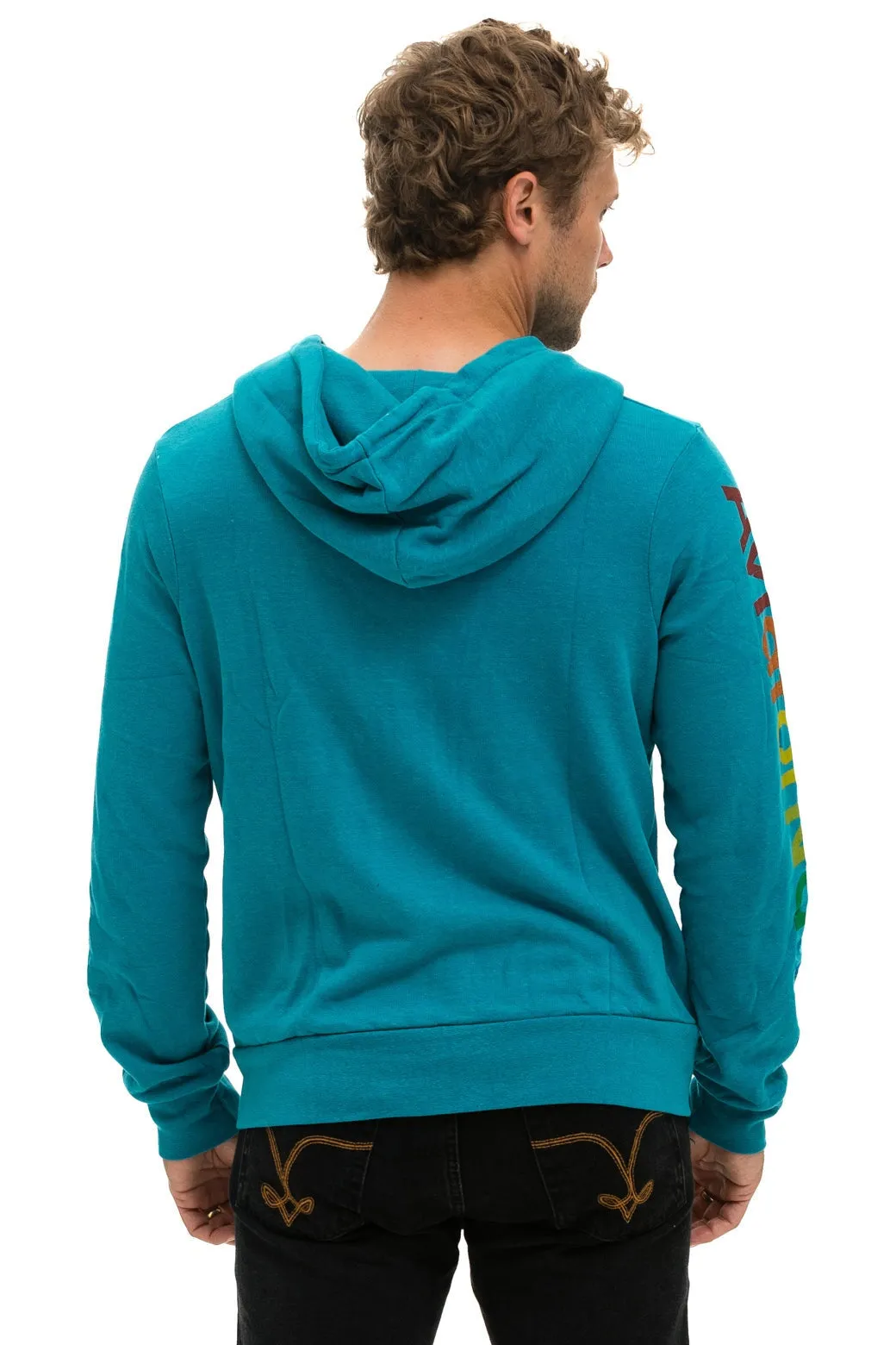 AVIATOR NATION MILL VALLEY HOODIE - TEAL sold by Aviator Nation product image thumbnail 4