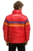 4 STRIPE LUXE TRAVELER JACKET - GLOSSY CHERRY sold by Aviator Nation