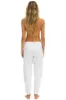 VINTAGE PATCH SWEATPANTS - WHITE sold by Aviator Nation