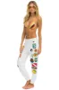 VINTAGE PATCH SWEATPANTS - WHITE sold by Aviator Nation