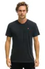 BASIC TEE - CHARCOAL sold by Aviator Nation