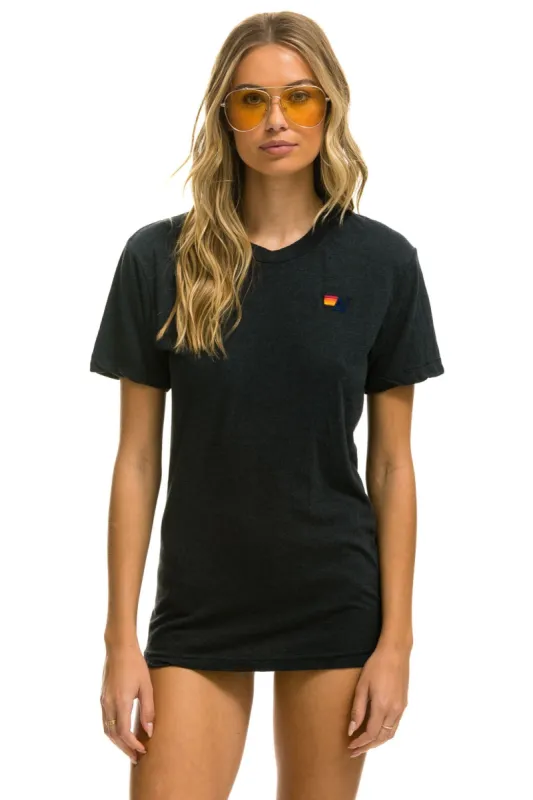 BASIC TEE - CHARCOAL sold by Aviator Nation