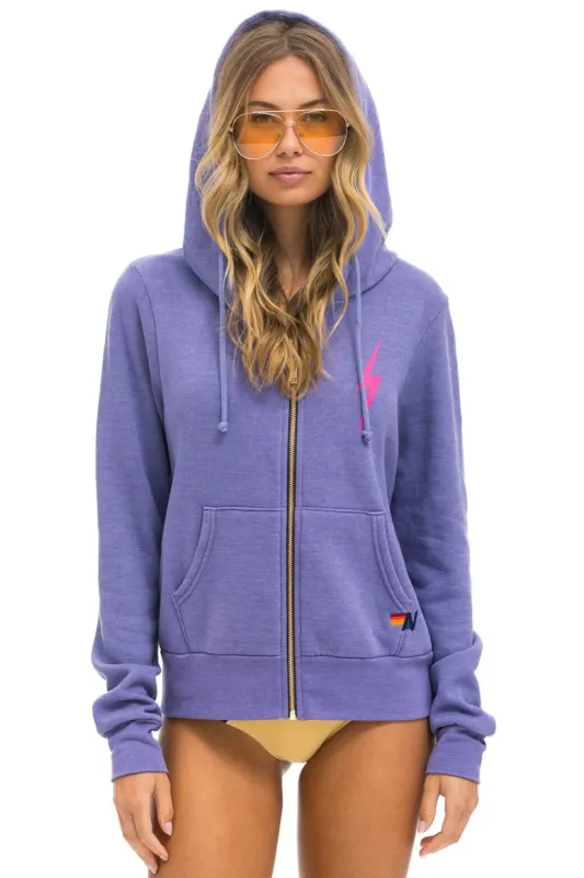 BOLT 2 HOODIE - LAVENDER //  NEON PINK sold by Aviator Nation