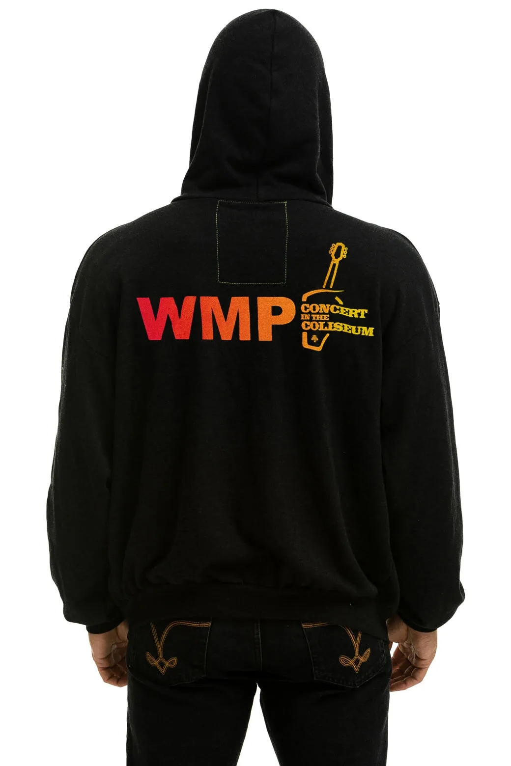 WMPXO 2024 COLISEUM CONCERT RELAXED ZIP HOODIE - BLACK sold by Aviator Nation product image thumbnail 4