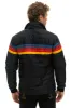 charcoal 5 stripe zip hoodie sold by Aviator Nation