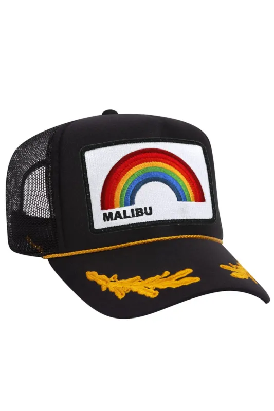 MALIBU RAINBOW TRUCKER HAT sold by Aviator Nation