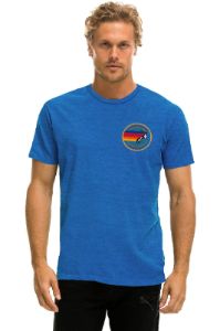 SIGNATURE SMALL VENICE CIRCLE TEE - COBALT sold by Aviator Nation