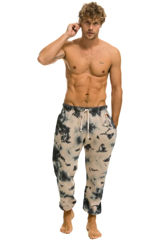HAND DYED SWEATPANTS - TIE DYE DUSTY sold by Aviator Nation