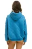 QUILTED RELAXED PULLOVER HOODIE - OCEAN sold by Aviator Nation