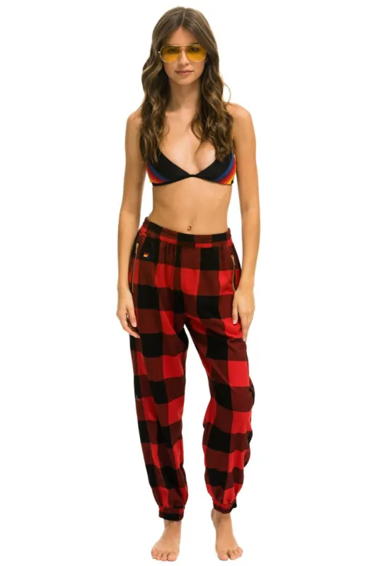 PLAID LODGE PANT - BUFFALO PLAID sold by Aviator Nation