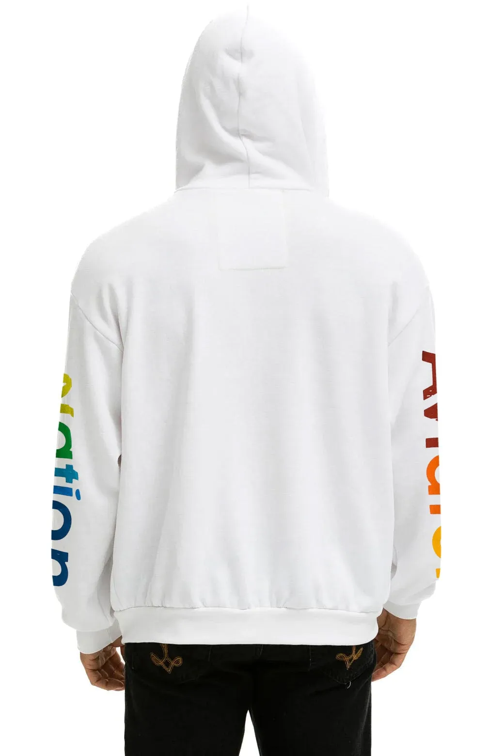 WASTE MANAGEMENT OPEN 2024 RELAXED ZIP HOODIE - WHITE sold by Aviator Nation product image thumbnail 4
