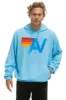 LOGO PULLOVER RELAXED HOODIE - SKY sold by Aviator Nation