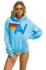 LOGO PULLOVER RELAXED HOODIE - SKY sold by Aviator Nation