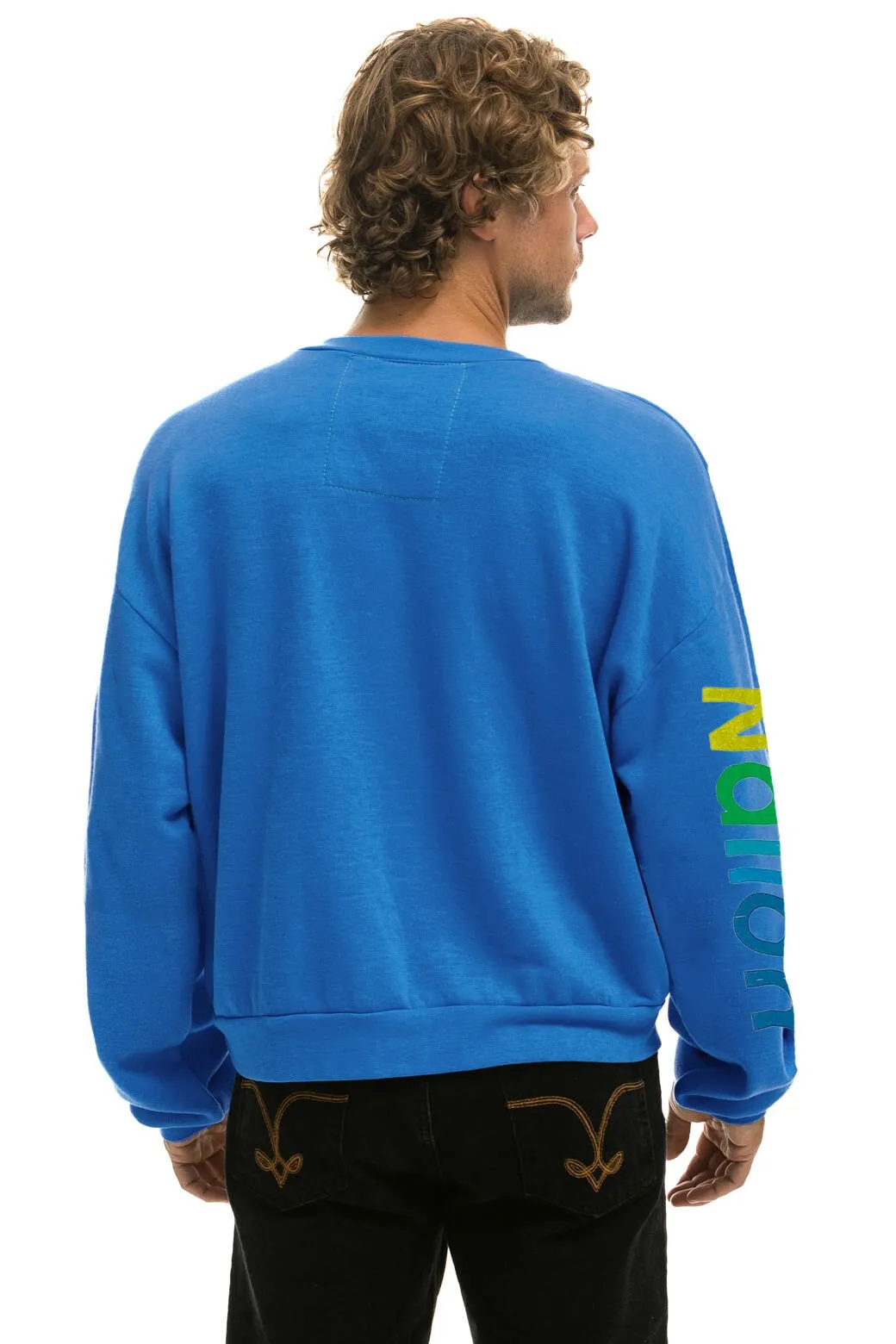AVIATOR NATION HAMPTONS RELAXED CREW SWEATSHIRT - OCEAN sold by Aviator Nation product image thumbnail 4