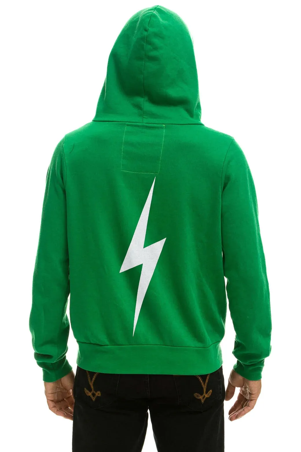 BOLT HOODIE - KELLY GREEN // WHITE sold by Aviator Nation product image thumbnail 2